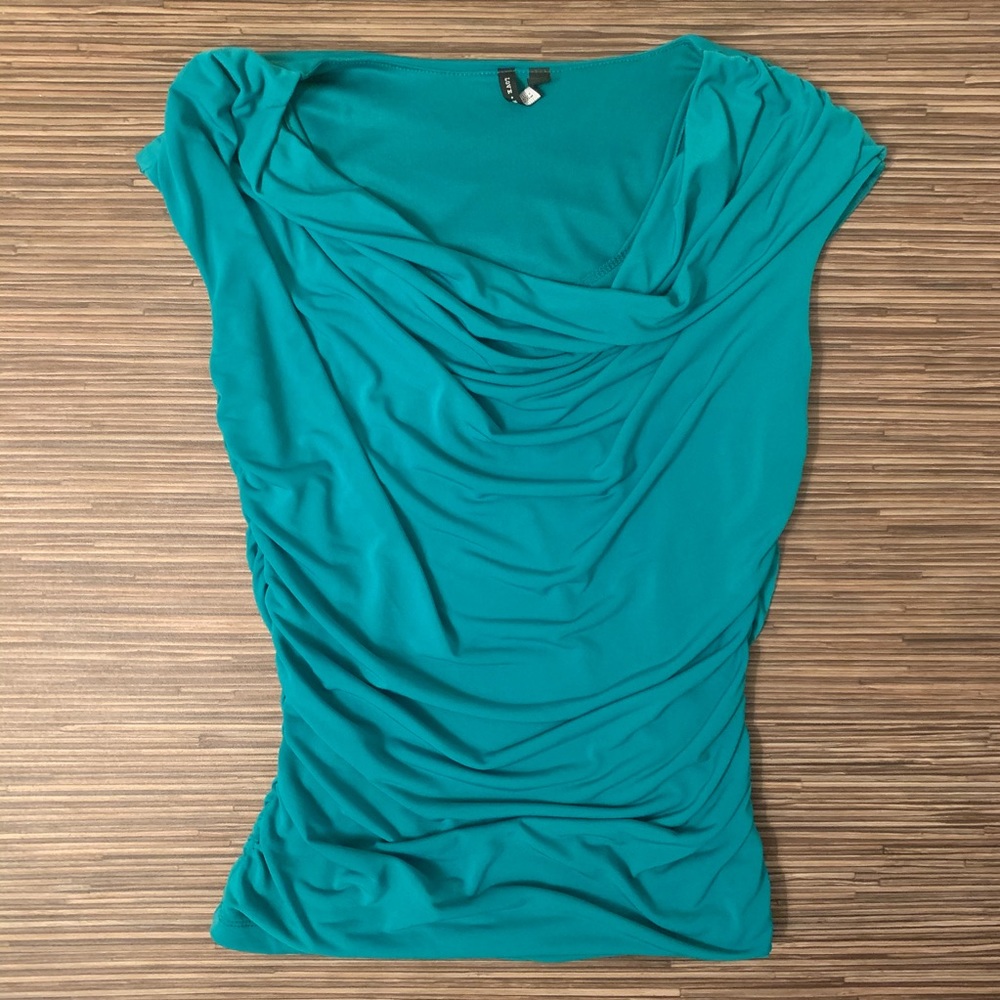 LOVE HAIGHT Size Small Cowl Neck Polyester Spandex